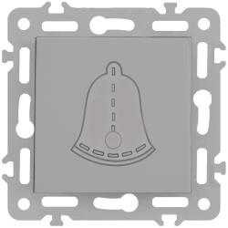 Leziter Nova csengő kapcsoló 101N szürke (LN101N-SZ) - geminiduo