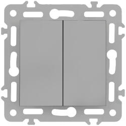 Leziter Nova csillárkapcsoló 10A 250V keret nélkül 105 szürke (LN105-SZ) - geminiduo