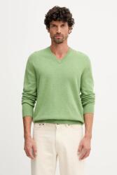 Benetton gyapjú pulóver - zöld M - answear - 20 990 Ft