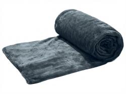  Sötétszürke CALMI mikroplüss takaró 150x200 cm