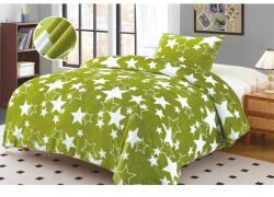  STAR zöld mikroplüss ágyneműhuzat Ágyneműhuzat mérete: 70 x 90 cm | 140 x 200 cm