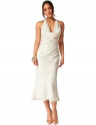 Shein Xs Ruha MIDI Lezser Nyakkivágással