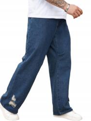 Shein XXL Laza Farmernadrág Kopásálló Anyaggal