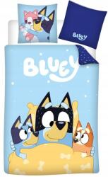 Aymax Kétoldalas Ágyneműhuzat Bluey Bandit Bingo Kutyák 140x200 Pamut Eredeti (AYM-010BLU-DV)