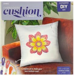 Avec Hímző szett párnahuzattal Virágok (8715275822906)