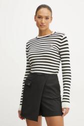 KARL LAGERFELD gyapjú pulóver - bézs L - answear - 83 990 Ft