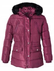 Bonprix 140/146 Szőrmés Kapucnis Kabát (259380)