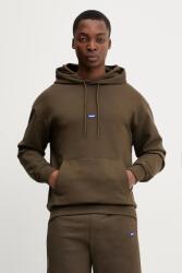 HUGO Blue pamut melegítőfelső Nalonso - zöld XXL - answear - 47 990 Ft