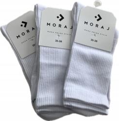 Moraj Pamut zokni Sima Moraj 3 pár szett Fehér Unisex 35-38 (CSS250-087)