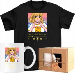  Bögre Szett Anime Póló Lány Divatos 6 Kész Ajándék L (AP71.6.L)