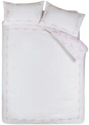 Catherine Lansfield Fehér kétszemélyes ágyneműhuzat 200x200 cm Bow Embroidery - Catherine Lansfield