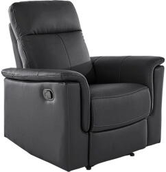 Støraa Fekete bőr relaxációs fotel Southbrook - Støraa