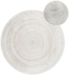 Hanse Home Fehér kétoldalas-kézi szövésű juta kerek szőnyeg ø 140 cm Braided - Hanse Home