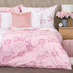 4home Harmony pamut ágyneműhuzat rózsaszín, rózsaszín, 140 x 200 cm, 70 x 90 cm