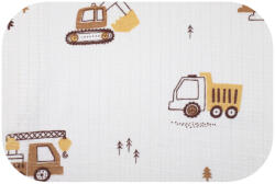 Bergon Színes mintás textil pelenka 70x80 cm-Bézs markoló