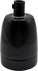 TechTrade Retro Lighting Fekete porcelán foglalat E27 függeszthető