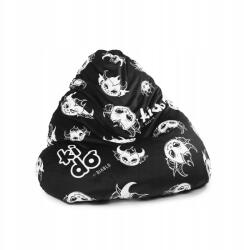 Diablo Chairs Kido By Diablo Gyerek Puff Anyag Táska Sako Velúr Fekete (1545)