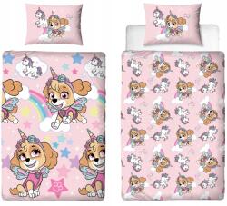 Aymax Rózsaszín Ágyneműhuzat Mancs Őrjárat Skye Unikornis 140x200 (PP1201)