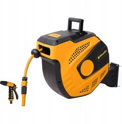 Riwall Önbehúzó orsó 27 m kerti tömlővel és tartozékokkal Riwall Pro Rwhr (bęben samonawijający OGRODOWY 1/2'')