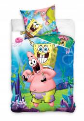 Carbotex Spongyabob Ágyneműhuzat Szögletes És Patrik 160x200 (SBOB181901)