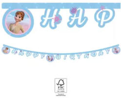 Disney Jégvarázs Happy Birthday felirat FSC 2 MÉTER Nr4
