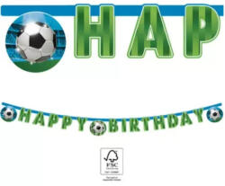  Focis Soccer Fans Happy Birthday felirat FSC 2 MÉTER Nr3