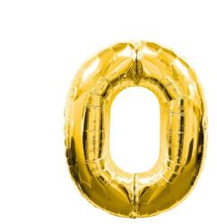 Balloons4party Balon folie cifra 0 auriu gold 100cm