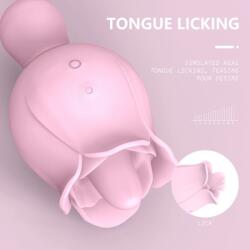 Passion Labs Rose Vibrator, 18 Stimulating Modes, Silicone, USB, Pink, 10.9 cm Vibrator