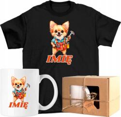  Bögre szett Gyerek Póló Kutya Barkács +Név Ajándék Xs (PERS.3.17.XS)