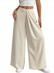 Shein S Elegáns Széles Női Nadrág