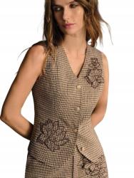 Shein M-es Mellény Hímzett Virággal