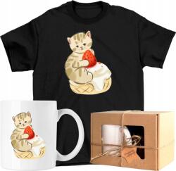  Epres cica Póló bögre szett, édes ajándék 152 (AP68.50.152)