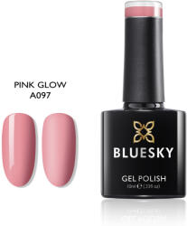 Bluesky A097 - Pink Glow - puha lazac színű géllakk