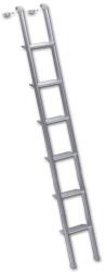  Scara fixa pentru pat alcov cu carlig de fixare inclus, inaltime 170 cm, 6 trepte