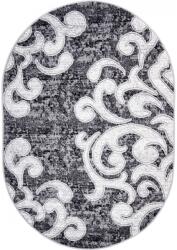 Cappuccino Covor Modern, Cappuccino 16028, Gri Alb, Oval, Diverse Dimensiuni, 1700 gr mp (4823057909272 / 2211698070604) Covor