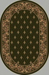 LOTOS Covor Lotos Oval, Model Bisericesc, 15033, Verde, Diverse Dimensiuni (2211698728123) Covor