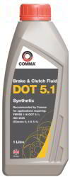 Comma Спирачна течност comma synthetic dot5.1 1 литър