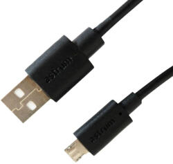 Astrum USB - micro USB fekete csomagolt adatkábel 1.5M CB-U2ATD15 UD115