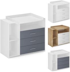 Infantastic Pelenkázó asztal 113 x 53 x 101 cm fehér/szürke (WKOME08gr)