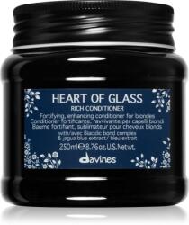 Davines Heart of Glass Rich Conditioner подсилващ балсам за руса коса 250ml