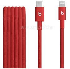 Apple Beats USB-C to Lightning Woven Cable (1.5 m / 5 ft. ) - Rapid Red (MFEH4ZM/A) (MFEH4ZM/A)