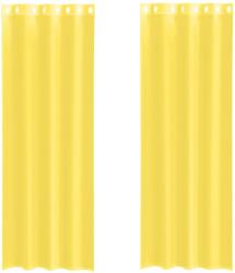 vidaXL 2 db sárga színű fátyolfüggönyök rojtokkal 4102136 (4102136)