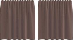 vidaXL 2 db barna voile függönyök rúd zsebekkel 0.25 kg 4102171 4102171 (4102171)