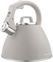 Klausberg Fierbător fluierător Klausberg KB 7953, 2.5 l, Oțel inoxidabil, Mâner termoizolant, Inducție, Bej (KB 7953)