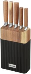 Klausberg Set cuțite Klausberg KB 7981, 6 piese, Oțel inoxidabil, Suport, Maro/grafit (KB 7981)