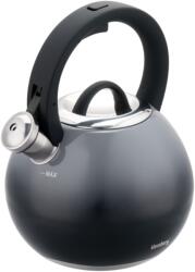 Klausberg Ceainic cu fluier Klausberg KB 7955, 3l, Mâner izolat termic, Fund multistrat, Inducție, Gri închis grafit (KB 7955)