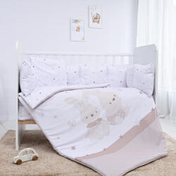Lorelli Lilly Ágynemű garnitúra, 60x120 - Honey Bunny Beige - pepita