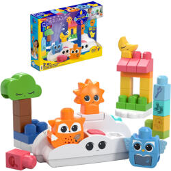 Mega Fisher-Price, In lumina lunii si a soarelui, un set de blocuri si o lampa de noptiera
