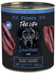 Fitmin For Life Venison Pate 800 g vadhúsos pástét kutyáknak