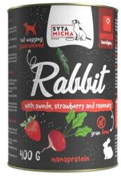 Syta Micha Chef Nyúl tormával, eperrel és rozmaringgal 400 g monoprotein nedves kutyaeledel